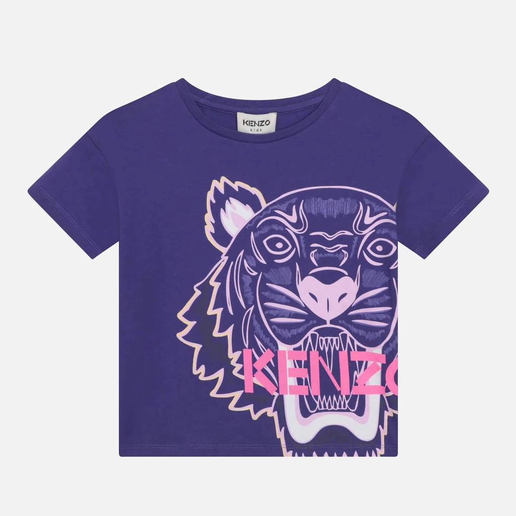 商品Kenzo|KENZO Girls' Short Sleeve Cotton-Jersey T-Shirt,价格¥282,第1张图片