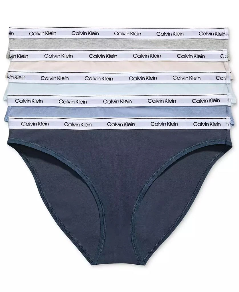 商品Calvin Klein|Women's 5-Pk. Modern Logo Low-Rise Bikini Underwear QD5208,价格¥207,第1张图片