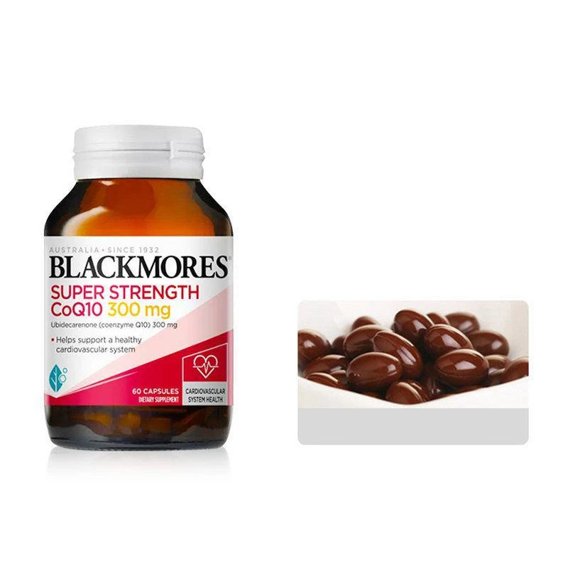 商品Blackmores|新西兰直邮Blackmores澳佳宝辅酶Q10软胶囊300mg60粒 呵护健康,价格¥297,第1张图片