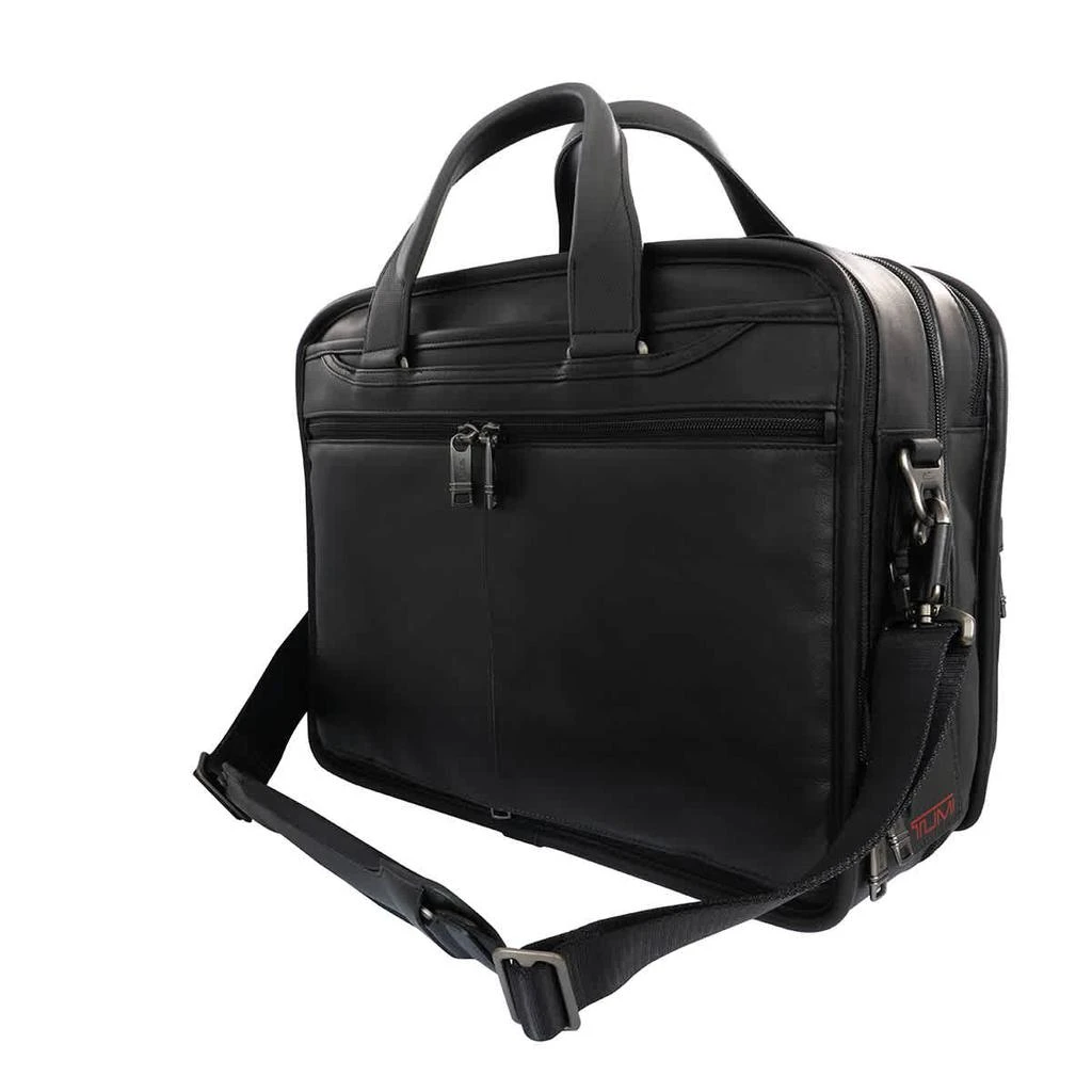 商品Tumi|Black Leather Alpha 3 Expandable Organizer Laptop Brief,价格¥2956,第3张图片详细描述
