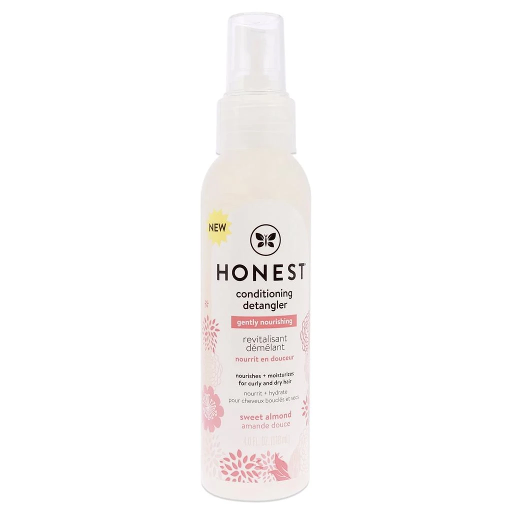 商品Honest|Gently Nourishing Conditioning Detangler - Sweet Almond by Honest for Kids - 4 oz Conditioner,价格¥122,第1张图片