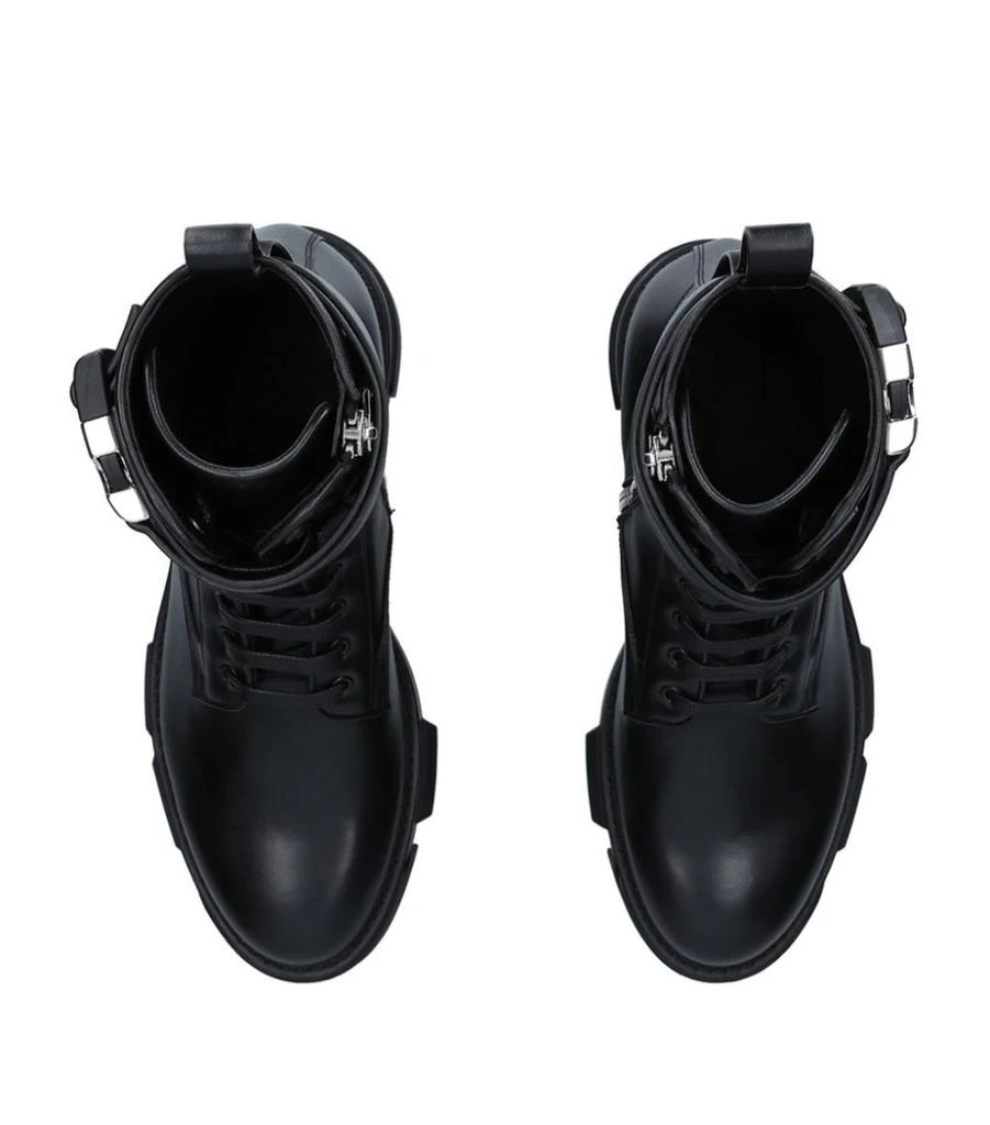 商品Givenchy|Leather Terra Lace-Up Boots,价格¥6540,第4张图片详细描述