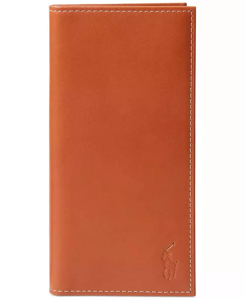 商品Ralph Lauren|Men's Burnished Leather Narrow Wallet,价格¥866,第1张图片