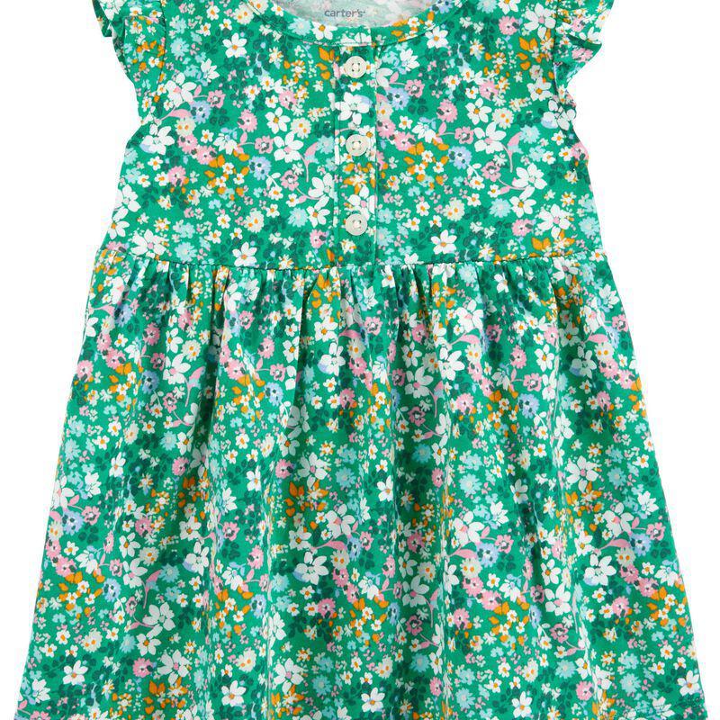 商品Carter's|Floral Flutter Dress,价格¥60,第1张图片