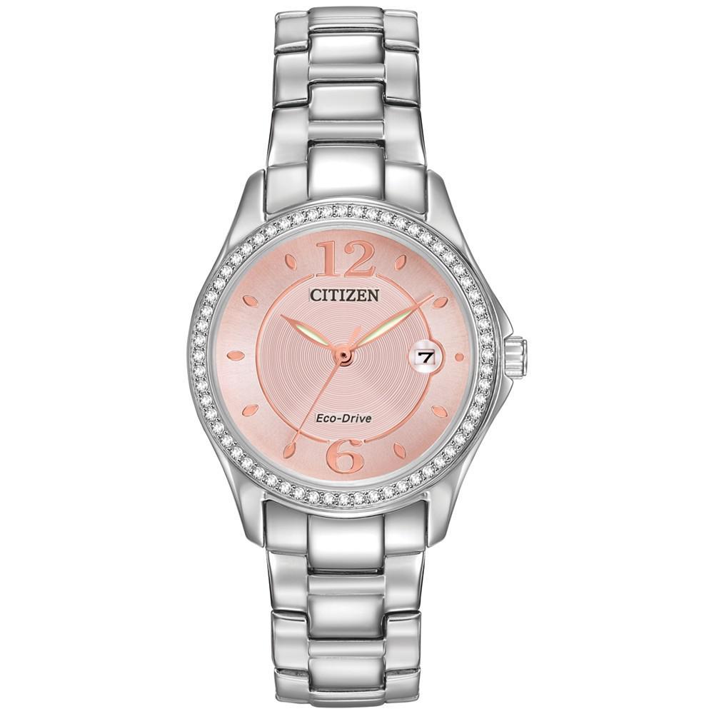 商品Citizen|Women's Eco-Drive Stainless Steel Bracelet Watch 29mm FE1140-86X,价格¥1297,第1张图片