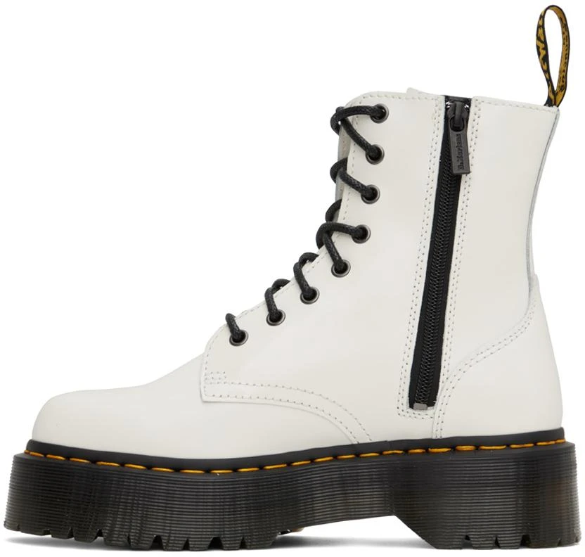 商品Dr. Martens|White Jadon Lace-Up Boots,价格¥1071,第3张图片详细描述