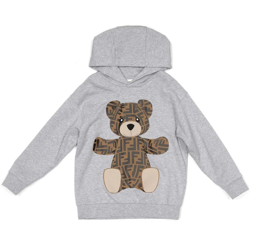 商品Fendi|Fendi Kids Teddy Bear Long-Sleeved Hoodie,价格¥4389,第1张图片