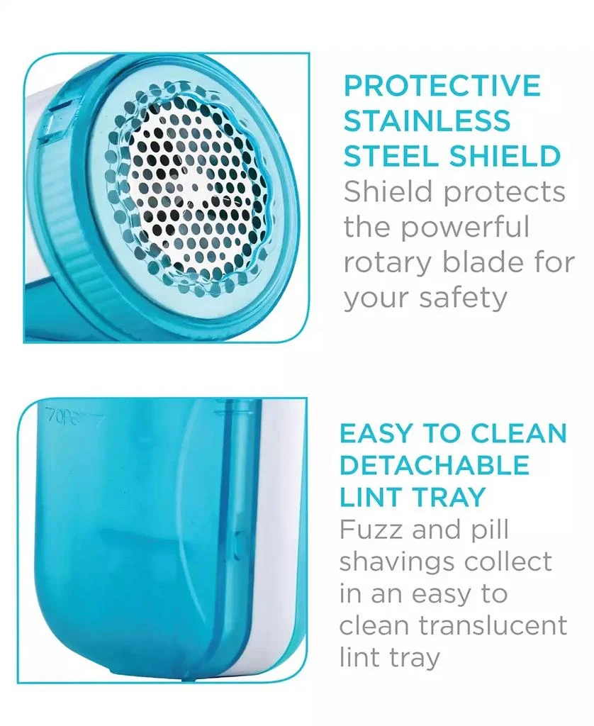 商品True & Tidy|Fabric Shaver and Lint Remover with Fabric Shield,价格¥157,第4张图片详细描述