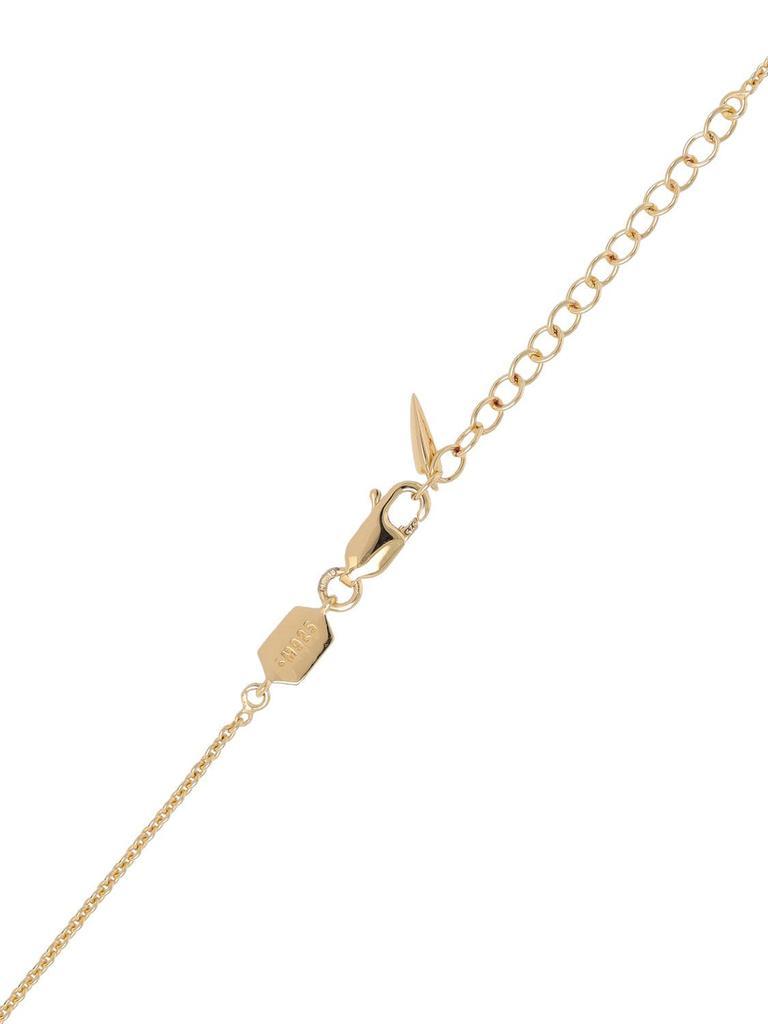 商品Missoma|Curvy Molten "r" Pendant Necklace,价格¥810,第4张图片详细描述