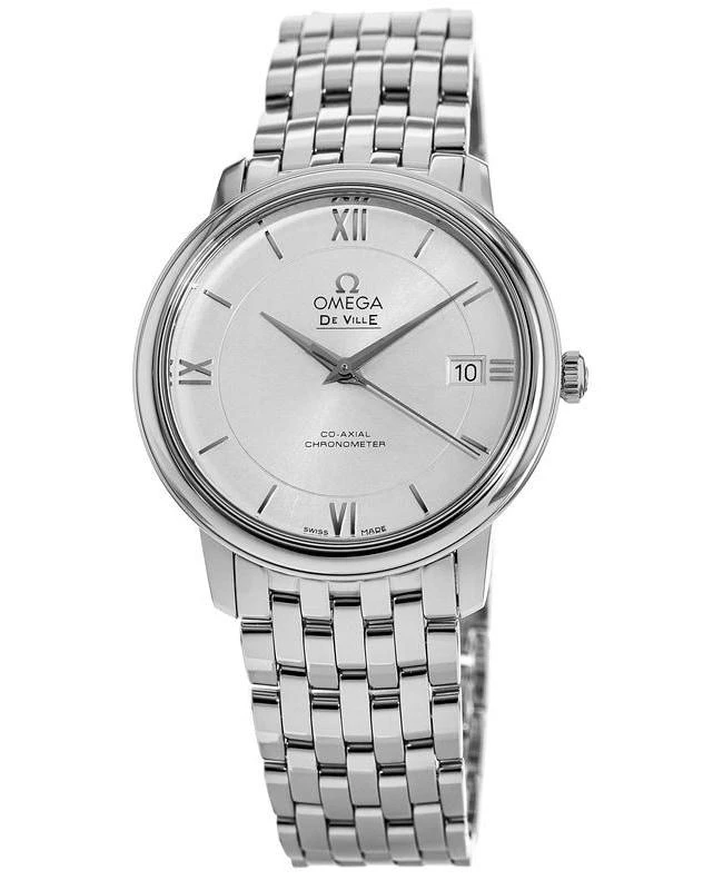 商品Omega|Omega De Ville Prestige Co-Axial 36.8mm Silver Dial Steel Men's Watch 424.10.37.20.02.001,价格¥17769,第1张图片