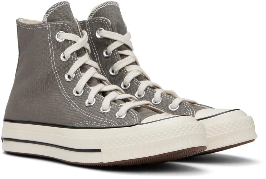 商品Converse|Gray Chuck 70 Vintage Canvas Sneakers,价格¥191,第4张图片详细描述