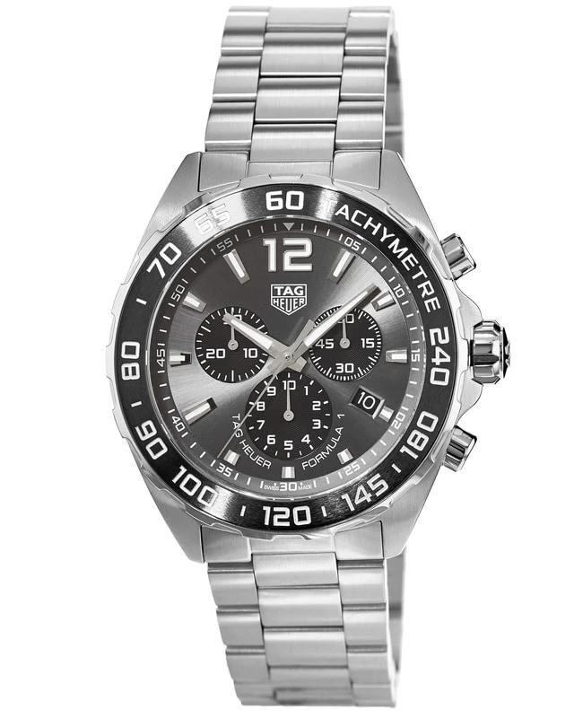 商品TAG Heuer|Tag Heuer Formula 1 Quartz Chronograph Anthracite Dial Stainless Steel Men's Watch CAZ1011.BA0842,价格¥14680,第1张图片