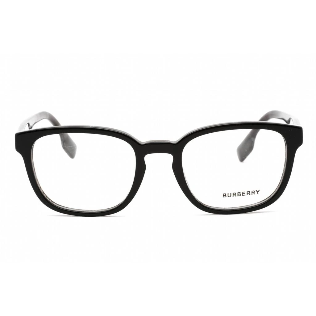 商品Burberry|Burberry Unisex Eyeglasses - Black/Charcoal Check Plastic Rectangular | 0BE2344 4077,价格¥696,第2张图片详细描述