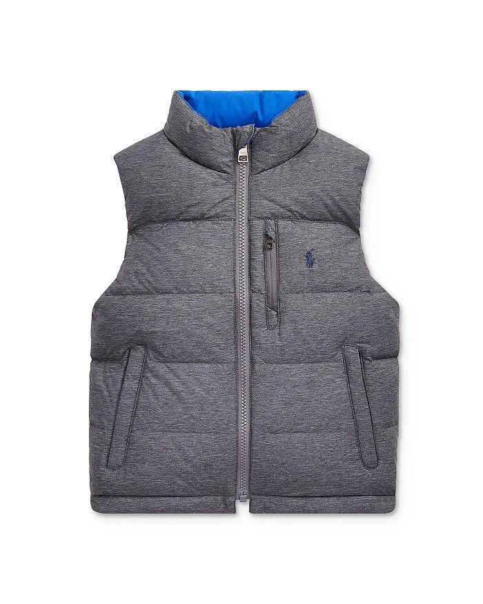 商品Ralph Lauren|Boys' Reversible Down Vest, Big Kid - 100% Exclusive,价格¥701,第3张图片详细描述