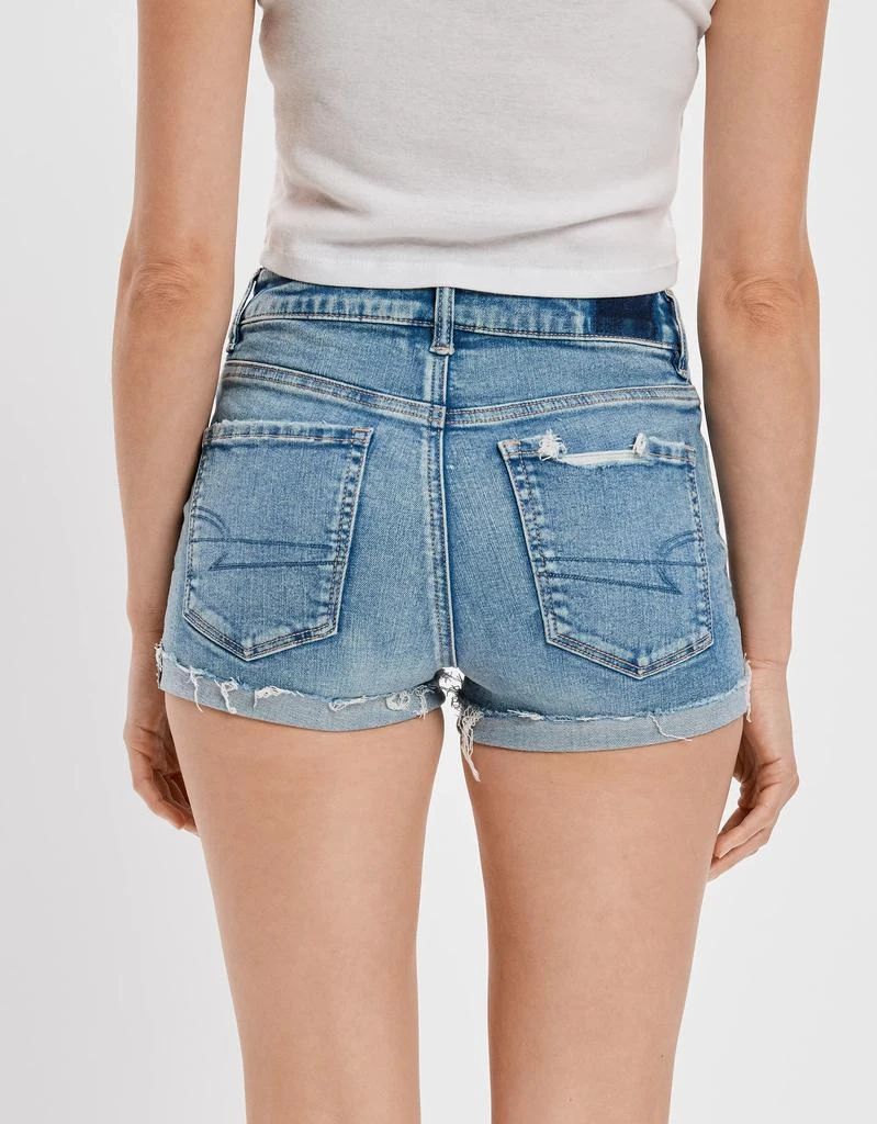 商品AE|AE Ne(x)t Level Super High-Waisted Denim Short Short,价格¥183,第2张图片详细描述