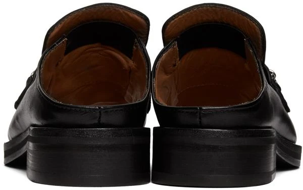 商品Martine Rose|Black Open Toe Loafers,价格¥1739,第4张图片详细描述