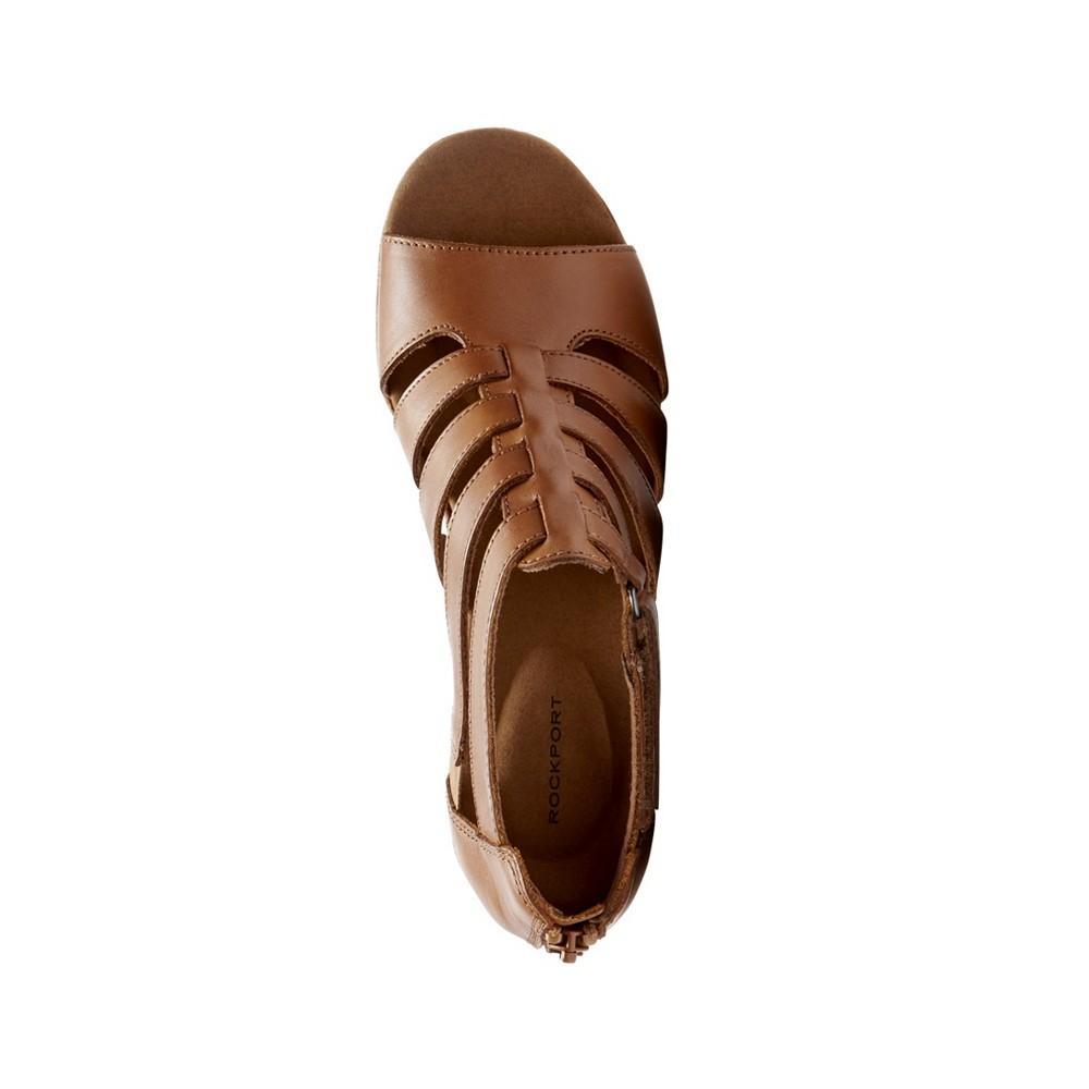 商品Rockport|Women's Briah Gladiator Wedge Sandals,价格¥567,第5张图片详细描述
