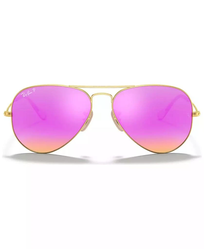 商品Ray-Ban|Polarized Sunglasses, RB3025 AVIATOR MIRROR,价格¥1810,第2张图片详细描述