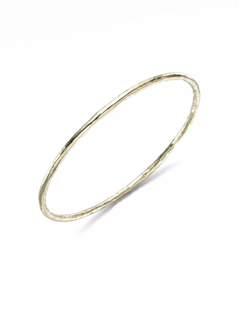 商品Ippolita|Classico Thin 18K Yellow Gold Hammered Bangle Bracelet,价格¥8210,第1张图片