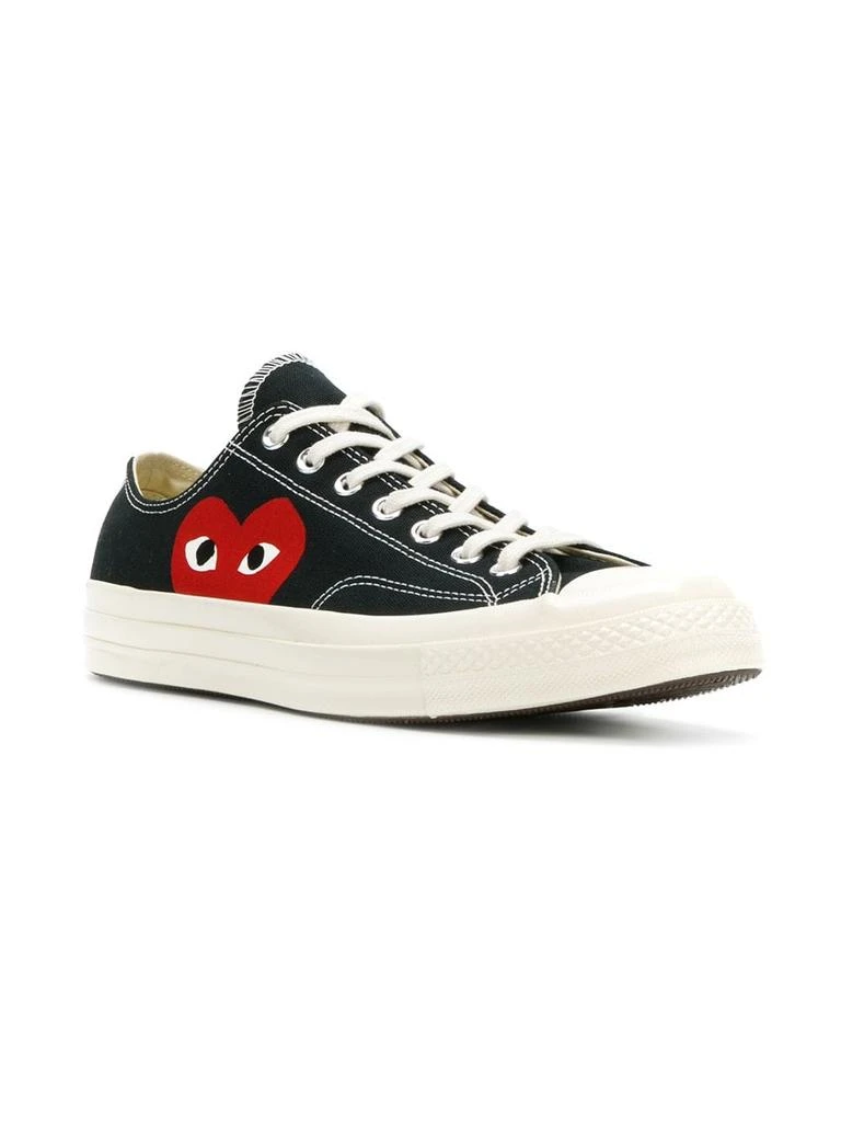 商品Comme des Garcons|COMME DES GARCONS PLAY X CONVERSE CHUCK TAYLOR LOW TOP SNEAKERS,价格¥680,第3张图片详细描述