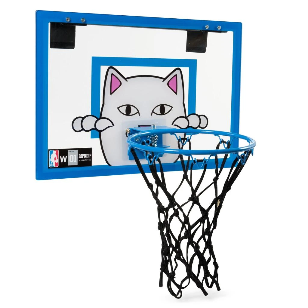 商品RIPNDIP|Peeking Nermal Hanging Basketball Set (Blue),价格¥228,第1张图片