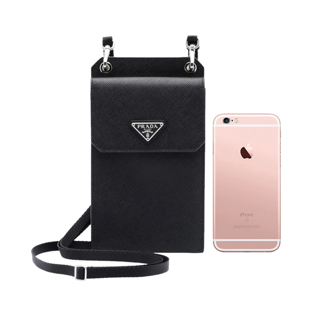 Prada 普拉达 男士黑色手机包 2ZH068-053-F0002 商品