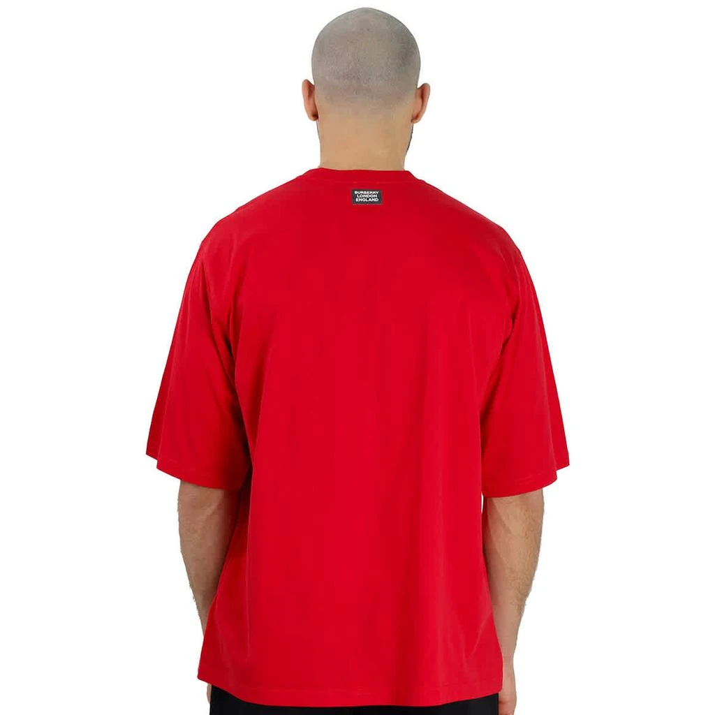 商品Burberry|Bright Red Gorilla Print Cotton T-shirt,价格¥1312,第3张图片详细描述