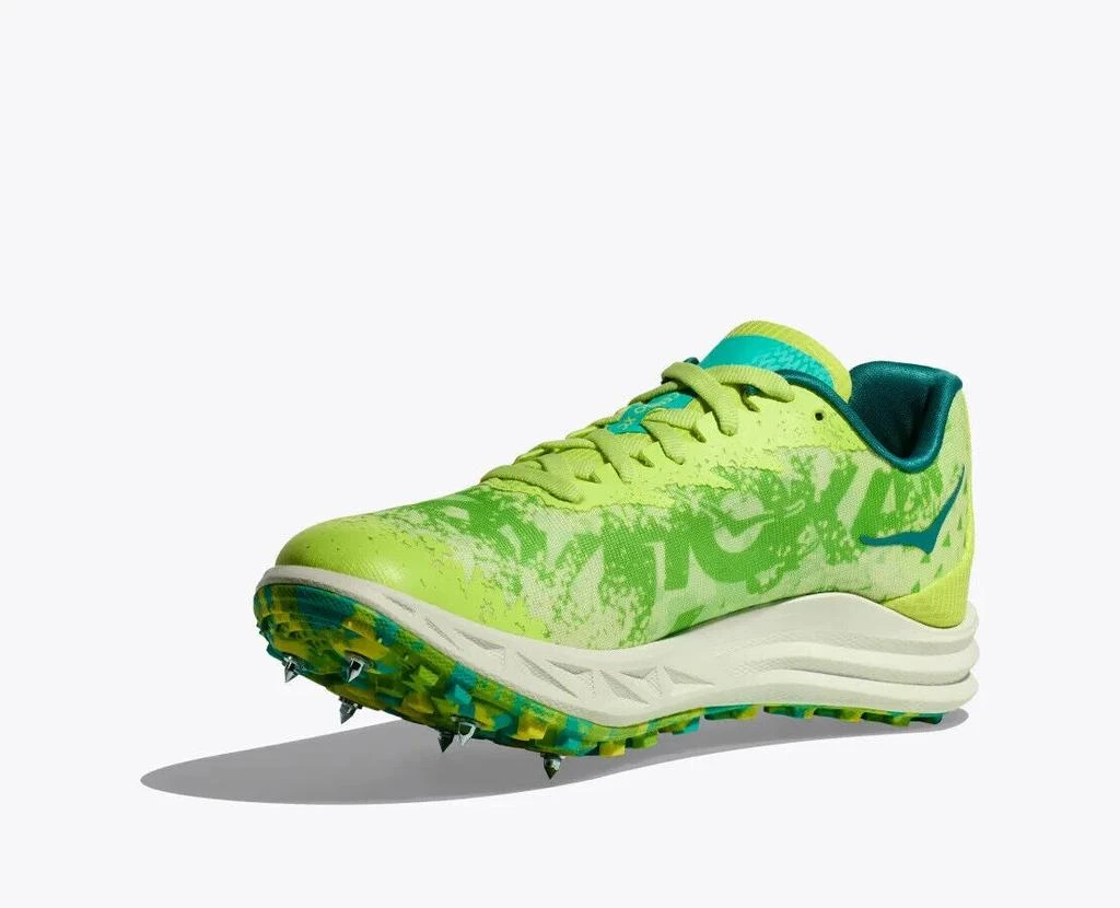 商品Hoka One One|Crescendo XC Men US 11.5 Lettuce Electric Lime Spikes Cleats TF1723,价格¥1055,第4张图片详细描述