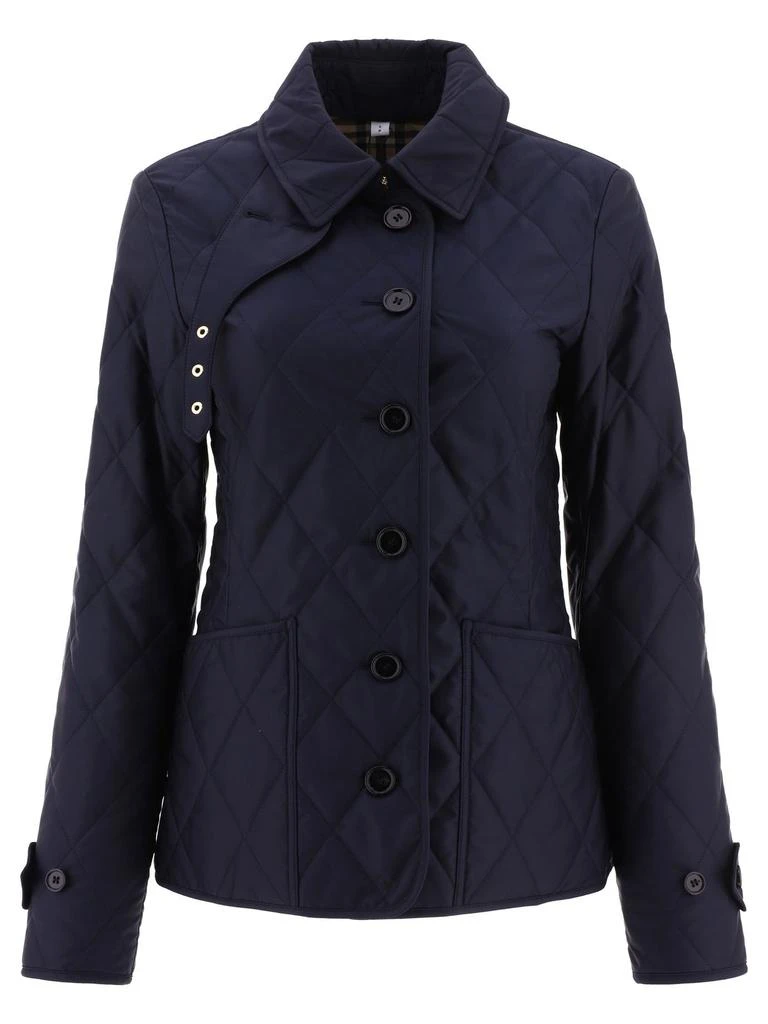 商品Burberry|Burberry Womens Blue Other Materials Down Jacket,价格¥8732,第1张图片