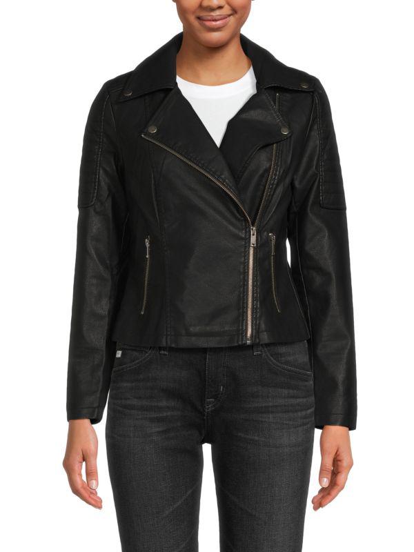 Noisy May | Rebel Faux Leather Biker Jacket 166.67元 商品图片