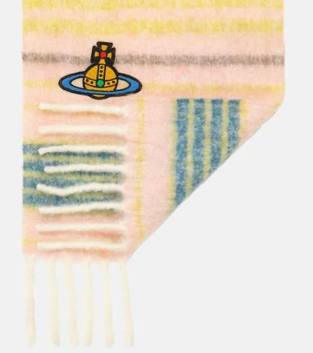 商品Vivienne Westwood|Striped alpaca and wool-blend scarf,价格¥2089,第5张图片详细描述