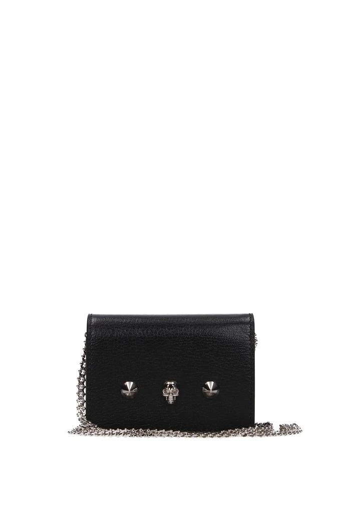 商品Alexander McQueen|Document holders Leather Black,价格¥1840,第1张图片