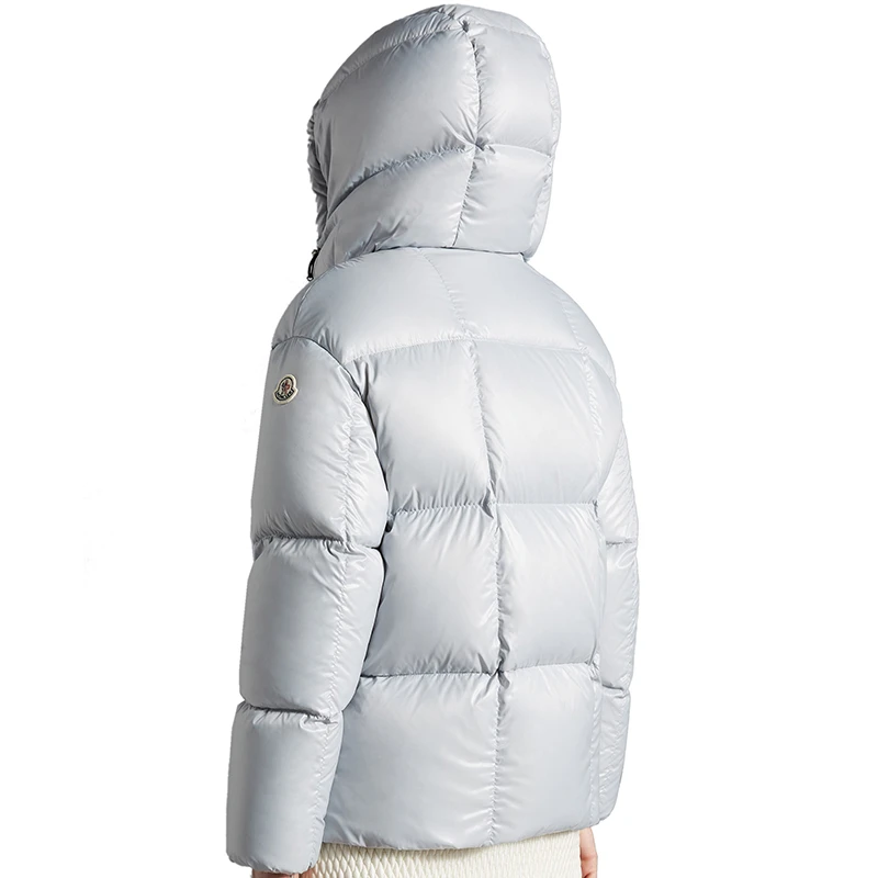 Moncler/蒙克莱 22年秋冬新款 Parana系列 女士淡紫色/深灰色短款衬垫羽绒服夹克H20931A000656895090F 商品