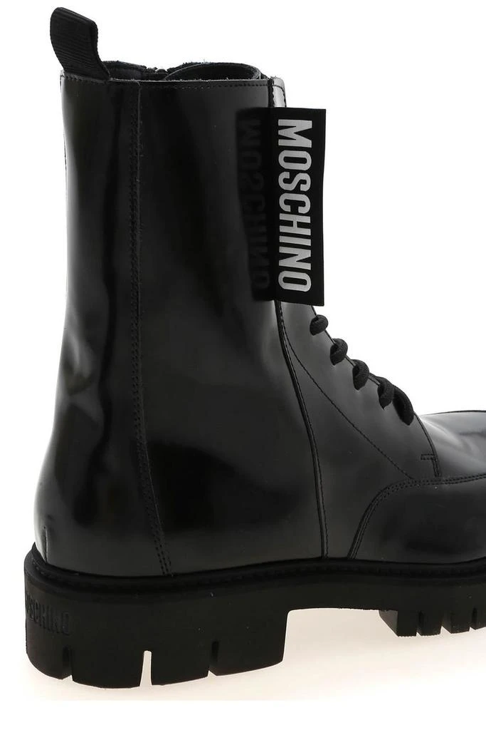 商品Moschino|Moschino Logo Detailed Ankle Boots,价格¥2697,第4张图片详细描述