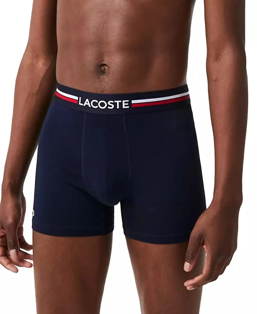 商品Lacoste|Men's Stretch Cotton Boxer Brief Set, 3-Pack,价格¥194,第5张图片详细描述