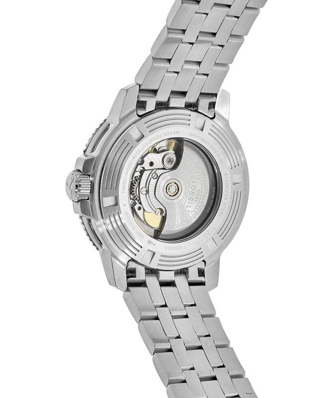 商品Tissot|Tissot Seastar 1000 Black Dial Stainless Steel Men's Watch T120.407.11.051.00,价格¥4116,第2张图片详细描述