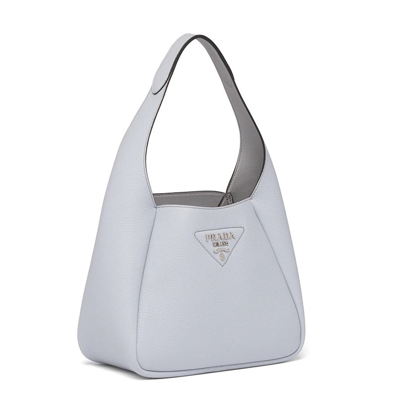 PRADA/普拉达 经典款 女士矢车菊蓝皮革饰有金属三角徽标单肩手提包1BC127_2DKV_F010I_V_OOM 商品