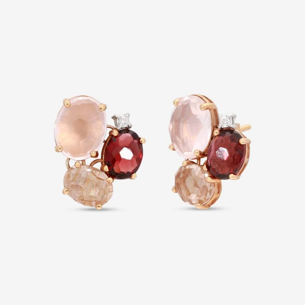 商品Nanis|Nanis Ipanema 18K Rose Gold Multi-stone Stud Earrings OS29-515,价格¥11280,第2张图片详细描述