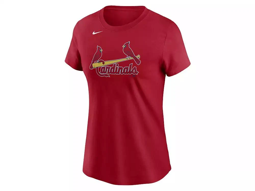 商品NIKE|Women's St. Louis Cardinals Name and Number Player T-Shirt - Nolan Arenado,价格¥309,第2张图片详细描述