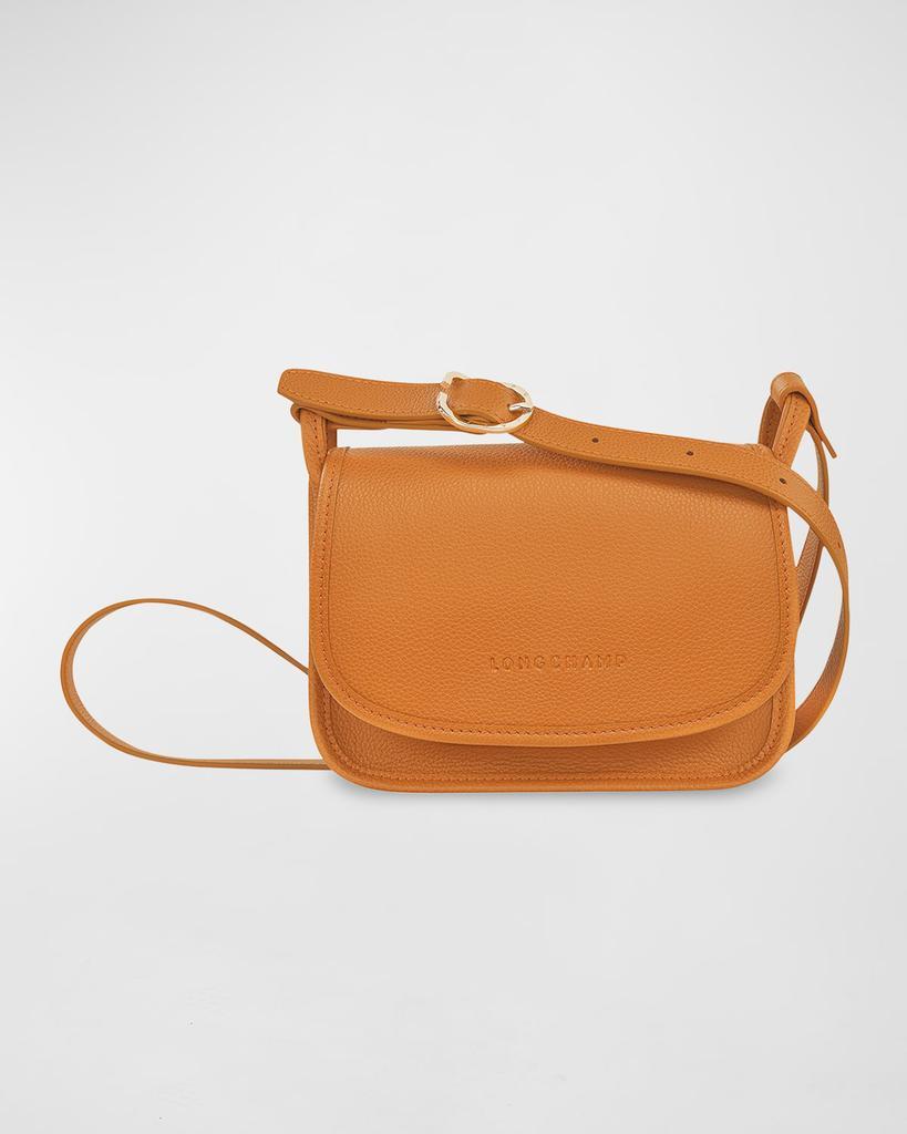 商品Longchamp|Small Flap Leather Saddle Crossbody Bag,价格¥3222,第1张图片