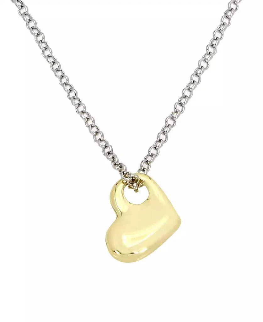 商品Steve Madden|Two-tone Puffy Heart Pendant Necklace,价格¥114,第2张图片详细描述