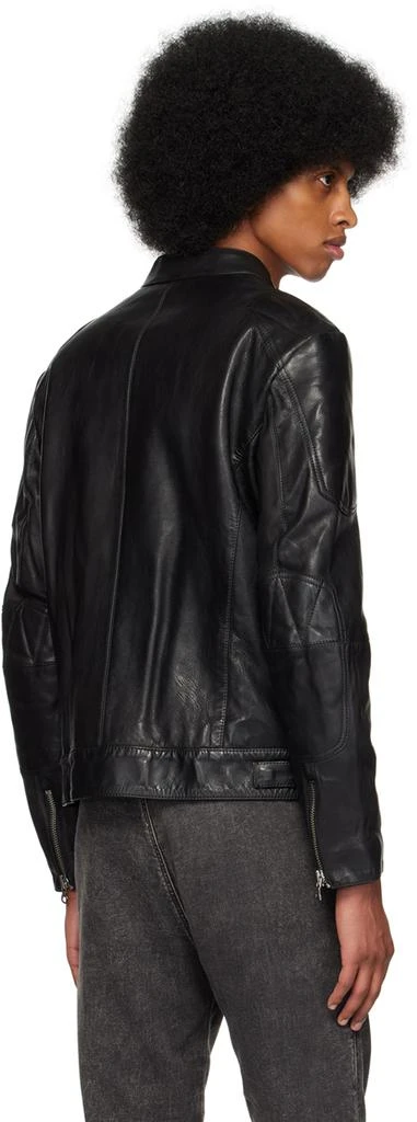 商品Diesel|Black L-Ink-A Leather Jacket,价格¥3256,第3张图片详细描述
