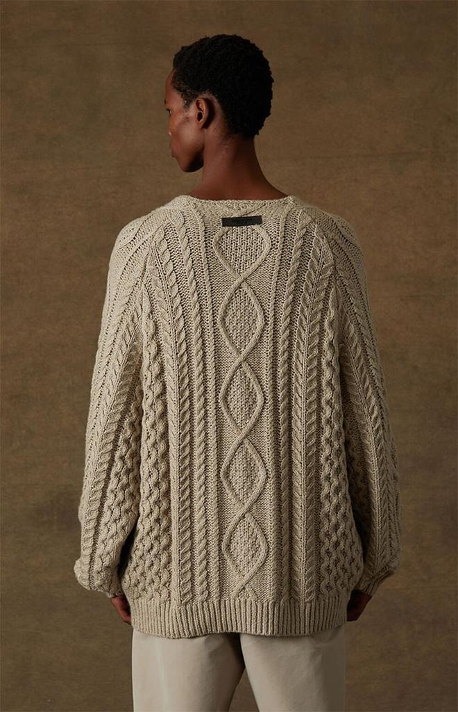 商品Essentials|Smoke Cable Knit Sweater,价格¥1189,第6张图片详细描述