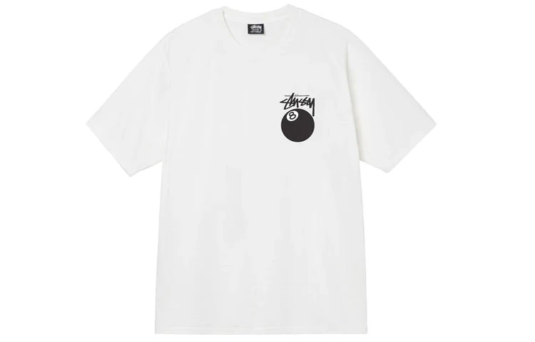 商品[国内直发] STUSSY|SS22 Ball Pigment Dyed Tee 黑8球印花休闲短袖T恤 男款,价格¥1432,第11张图片详细描述