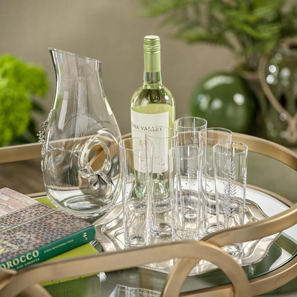 商品Zodax|Assorted Botanical Etched Flutes, Set of 6,价格¥744,第4张图片详细描述