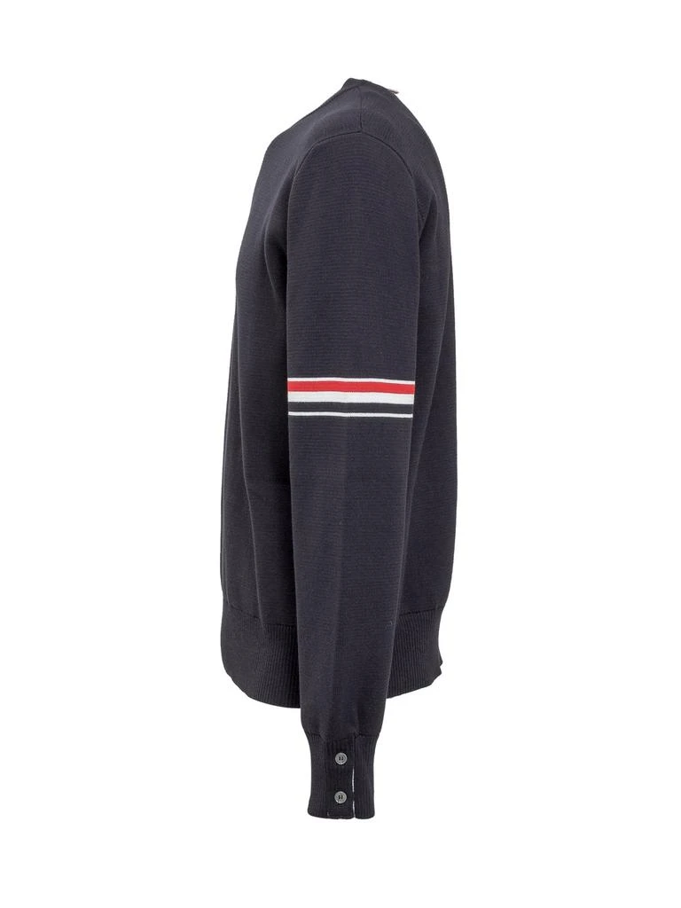 商品Thom Browne|Thom Browne Stripe Detailed Knitted Sweater,价格¥4441,第3张图片详细描述