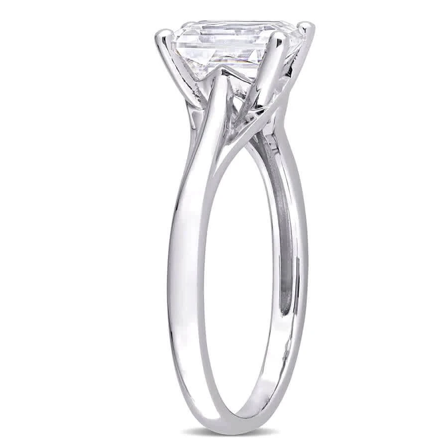 商品Amour|10k White Gold 2 CT TGW Created White Moissanite Cocktail Ring,价格¥2971,第2张图片详细描述