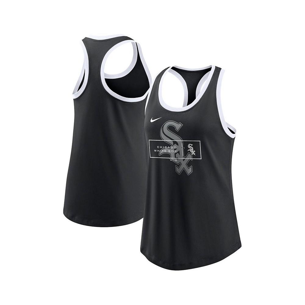 Women's Black Chicago White Sox X-Ray Racerback Performance Tank Top商品第1张图片规格展示