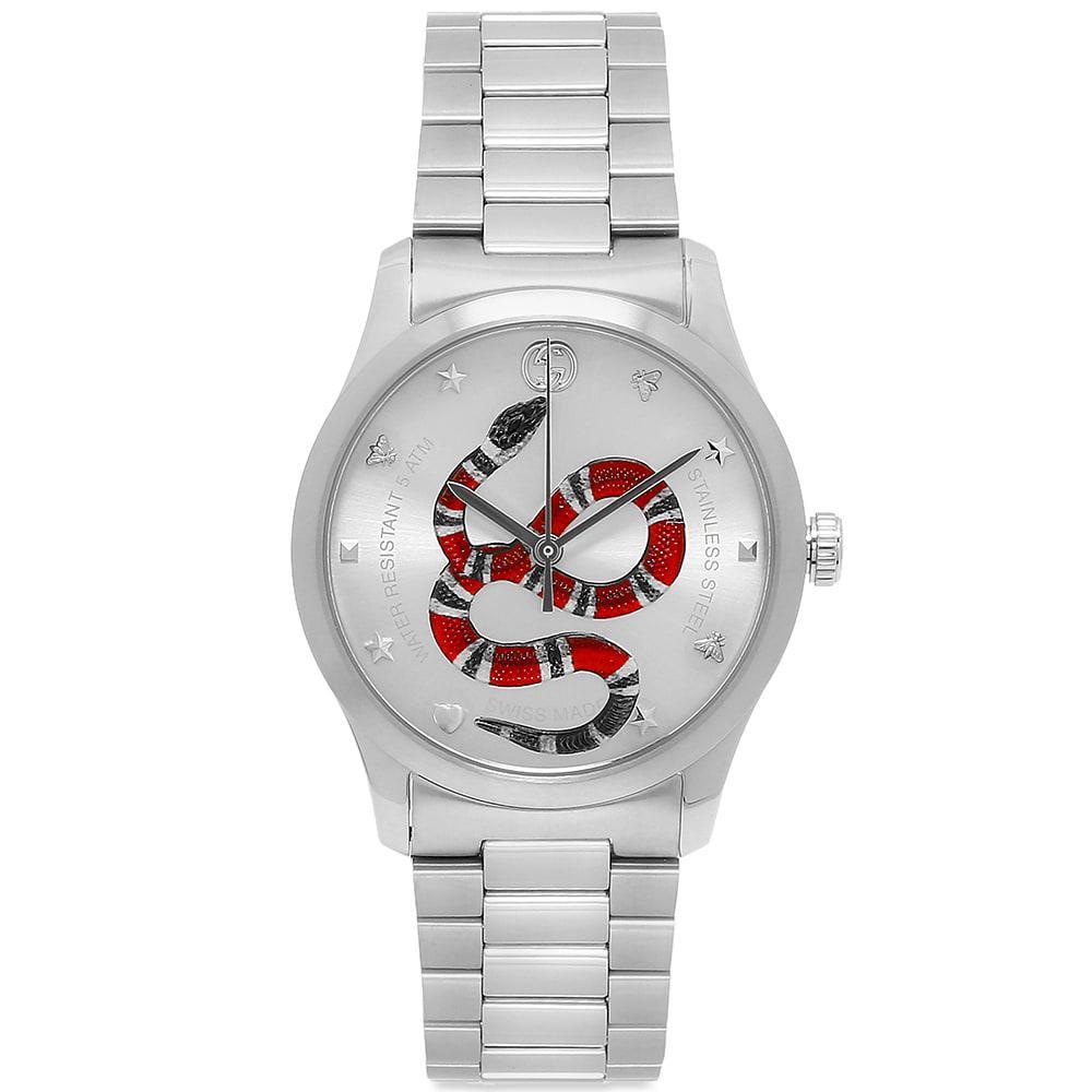 商品Gucci|Gucci G-Timeless Iconic Snake Watch,价格¥8258,第1张图片