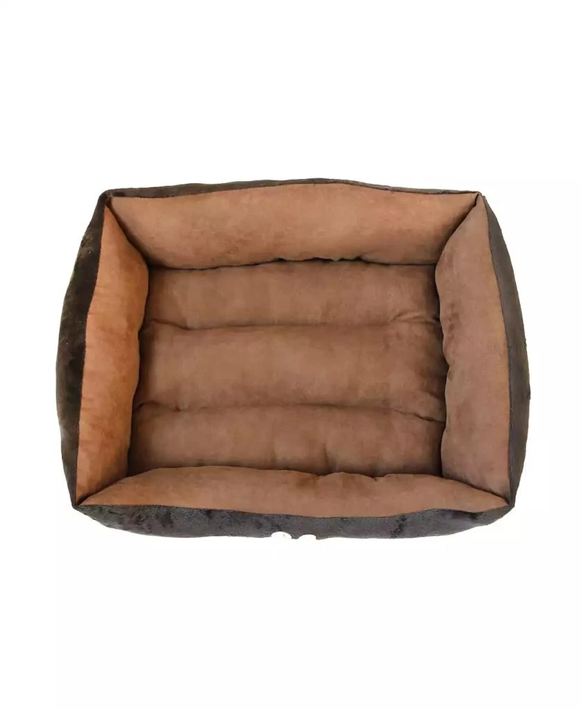 商品Macy's|Happycare Textiles Rectangle Pet Bed with Dog Paw Embroidery,价格¥448,第3张图片详细描述